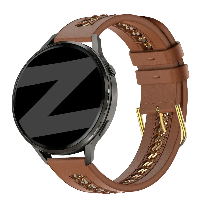 Bandz Garmin Forerunner 165 leren band 'Chains' (bruin) - 51Dnspod | Smaakvolle damp – Verzendkosten vrij vanaf 40€ Bandz Garmin Forerunner 165 leren band 'Chains' (bruin) - 51Dnspod | Smaakvolle damp – Verzendkosten vrij vanaf 40€