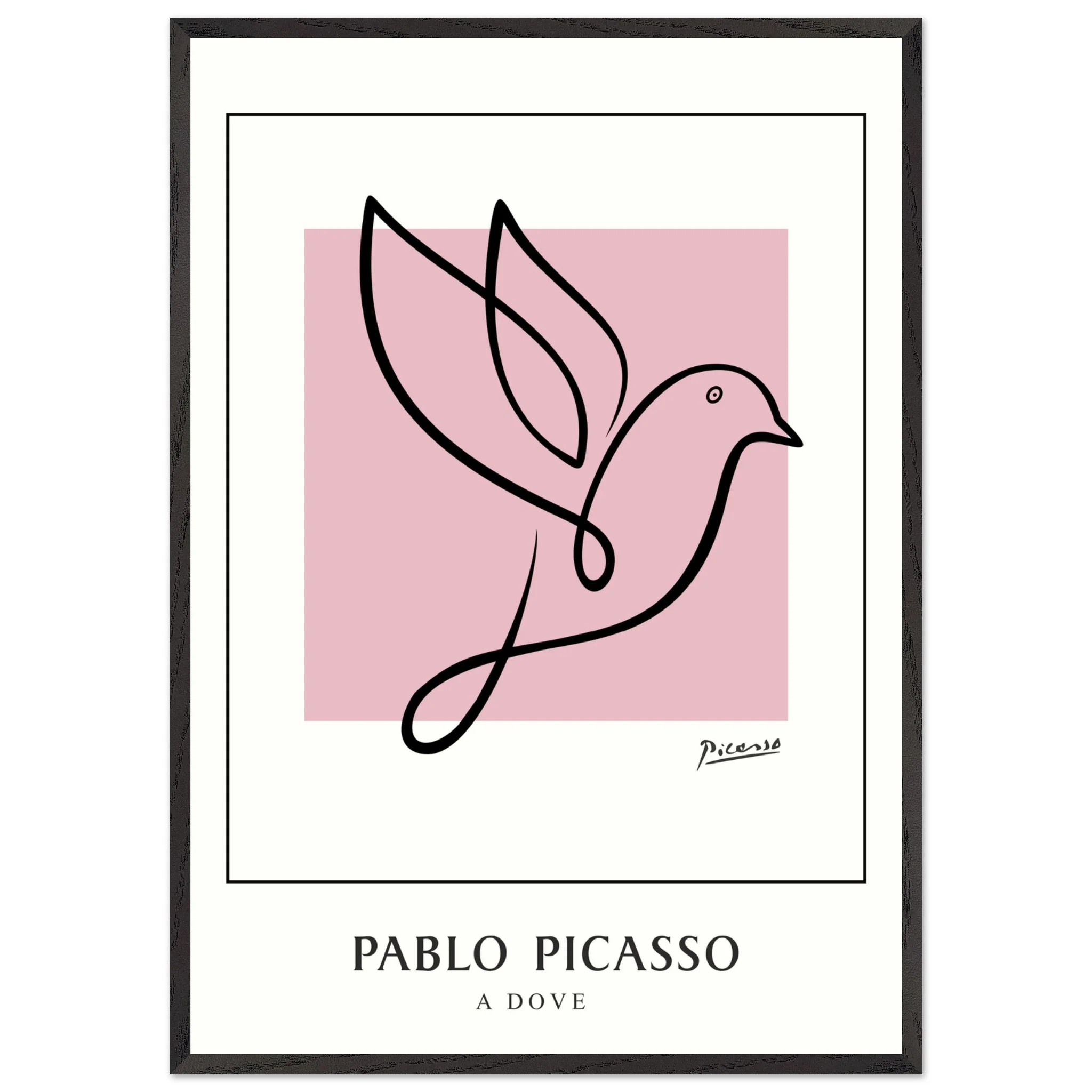 Artfulprints Poster met Lijst Pablo Picasso - A dove - 70x100 cm - Roze - 51Dnspod | Smaakvolle damp – Verzendkosten vrij vanaf 40€ Artfulprints Poster met Lijst Pablo Picasso - A dove - 70x100 cm - Roze - 51Dnspod | Smaakvolle damp – Verzendkosten vrij vanaf 40€
