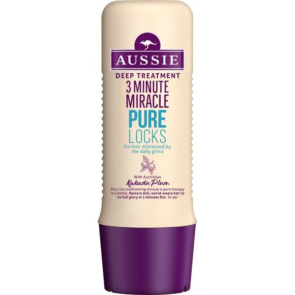 AUSSIE Pure Locks 3 Minute Miracle Mask 250ML - 51Dnspod | Smaakvolle damp – Verzendkosten vrij vanaf 40€ AUSSIE Pure Locks 3 Minute Miracle Mask 250ML - 51Dnspod | Smaakvolle damp – Verzendkosten vrij vanaf 40€