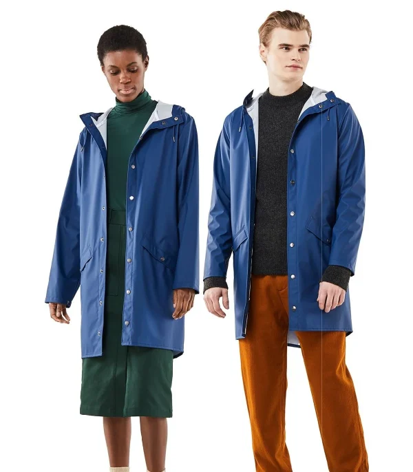 Bui(t)enkansjes! RAINS Long Jacket Klein Blue XS - 51Dnspod | Smaakvolle damp – Verzendkosten vrij vanaf 40€