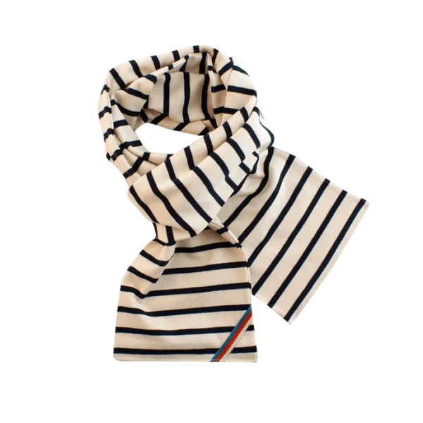 Breton Sjaal Natural-Navy - 51Dnspod | Smaakvolle damp – Verzendkosten vrij vanaf 40€