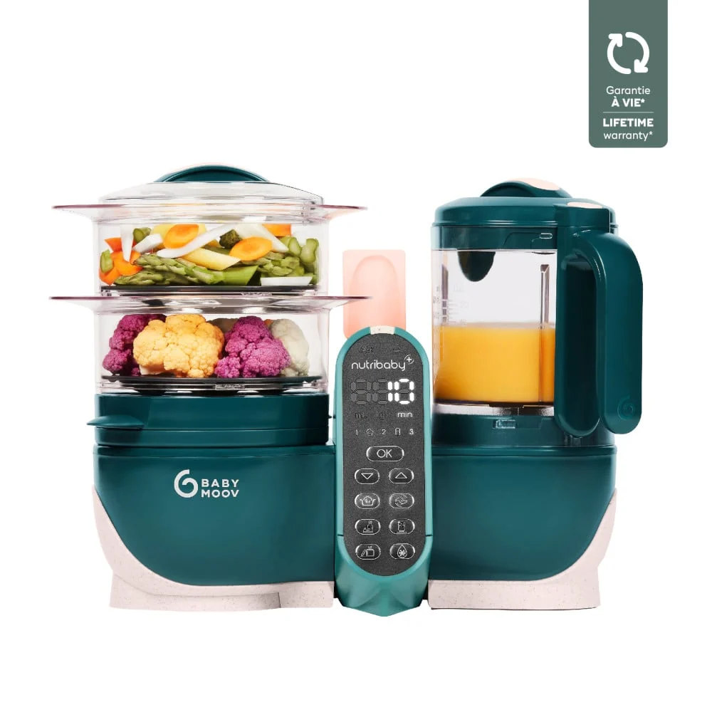 Babymoov Nutribaby Multifunctionele Keukenmachine - Opal Green - 51Dnspod | Smaakvolle damp – Verzendkosten vrij vanaf 40€ Babymoov Nutribaby Multifunctionele Keukenmachine - Opal Green - 51Dnspod | Smaakvolle damp – Verzendkosten vrij vanaf 40€