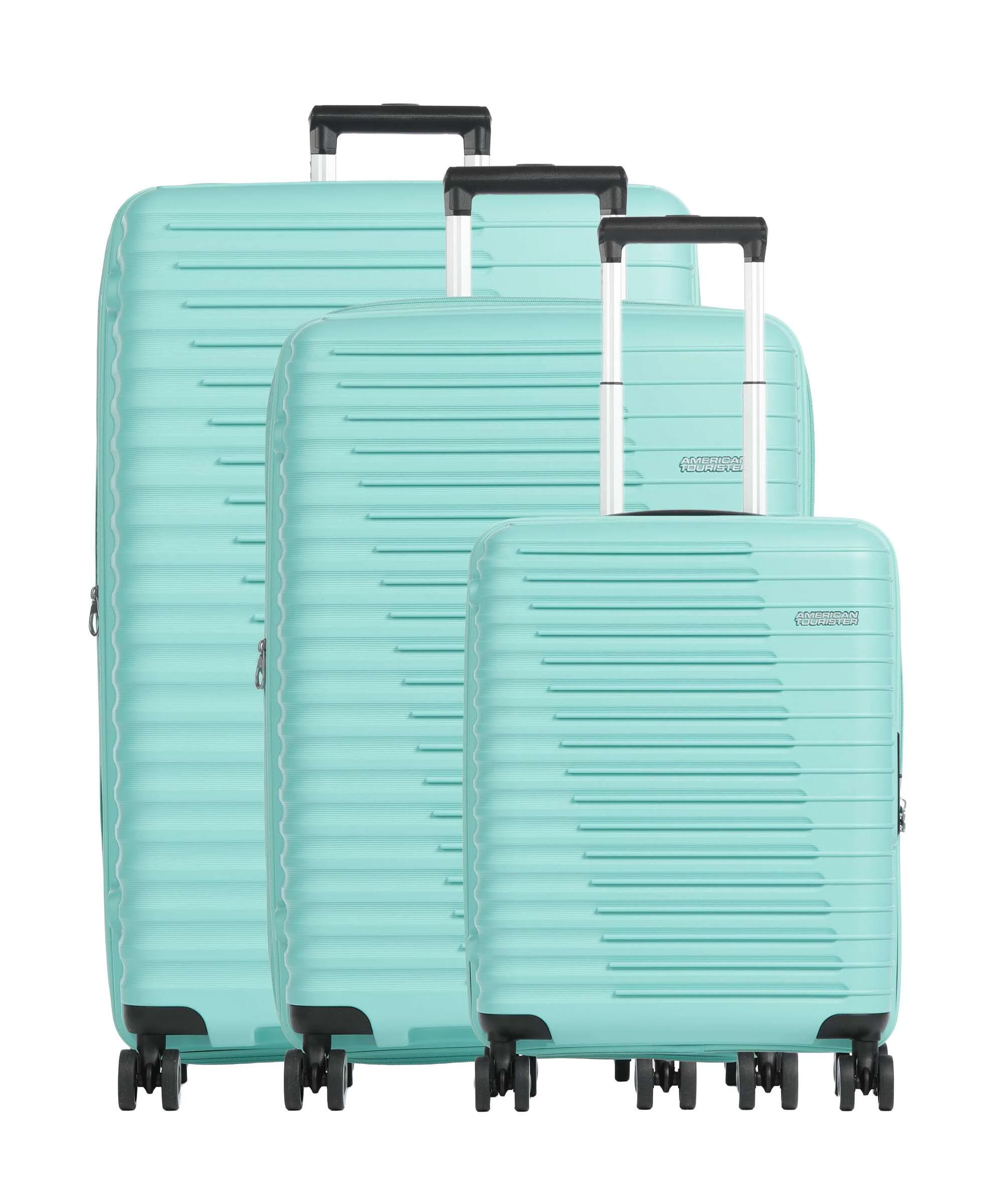 American Tourister Roadrush Kofferset (4 wielen) aqua turquoise - 51Dnspod | Smaakvolle damp – Verzendkosten vrij vanaf 40€ American Tourister Roadrush Kofferset (4 wielen) aqua turquoise - 51Dnspod | Smaakvolle damp – Verzendkosten vrij vanaf 40€