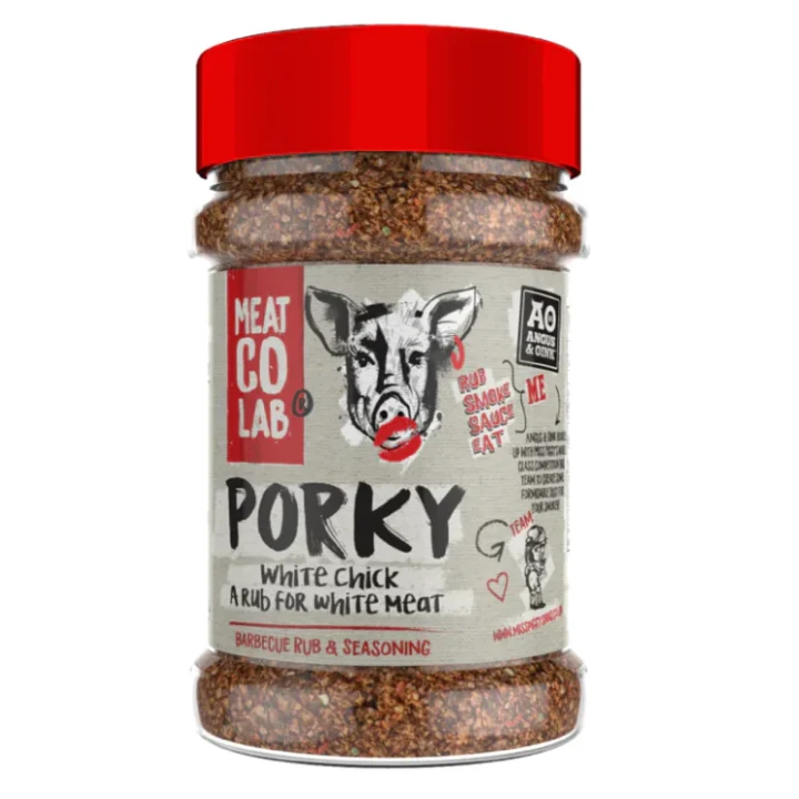 Angus&Oink (Meat Co Lab) Porky White Chick - Competition Style BBQ Rub 200 gram - 51Dnspod | Smaakvolle damp – Verzendkosten vrij vanaf 40€ Angus&Oink (Meat Co Lab) Porky White Chick - Competition Style BBQ Rub 200 gram - 51Dnspod | Smaakvolle damp – Verzendkosten vrij vanaf 40€