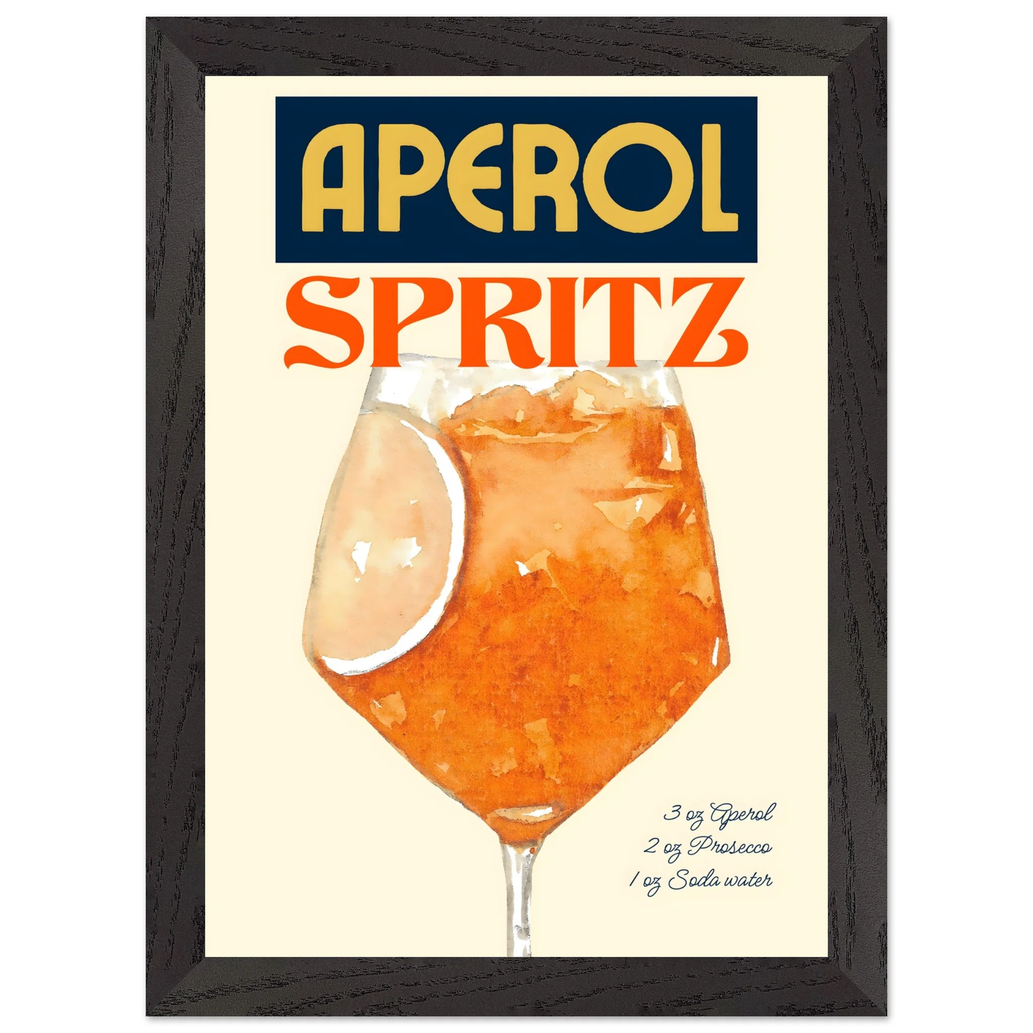 Artfulprints Poster met Lijst Aperol Spritz - Original - A4 21x29.7 cm - Oranje - 51Dnspod | Smaakvolle damp – Verzendkosten vrij vanaf 40€ Artfulprints Poster met Lijst Aperol Spritz - Original - A4 21x29.7 cm - Oranje - 51Dnspod | Smaakvolle damp – Verzendkosten vrij vanaf 40€