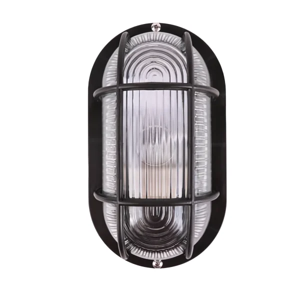 Benson Bulley Buitenlamp Ovaal Zwart E27 - 51Dnspod | Smaakvolle damp – Verzendkosten vrij vanaf 40€