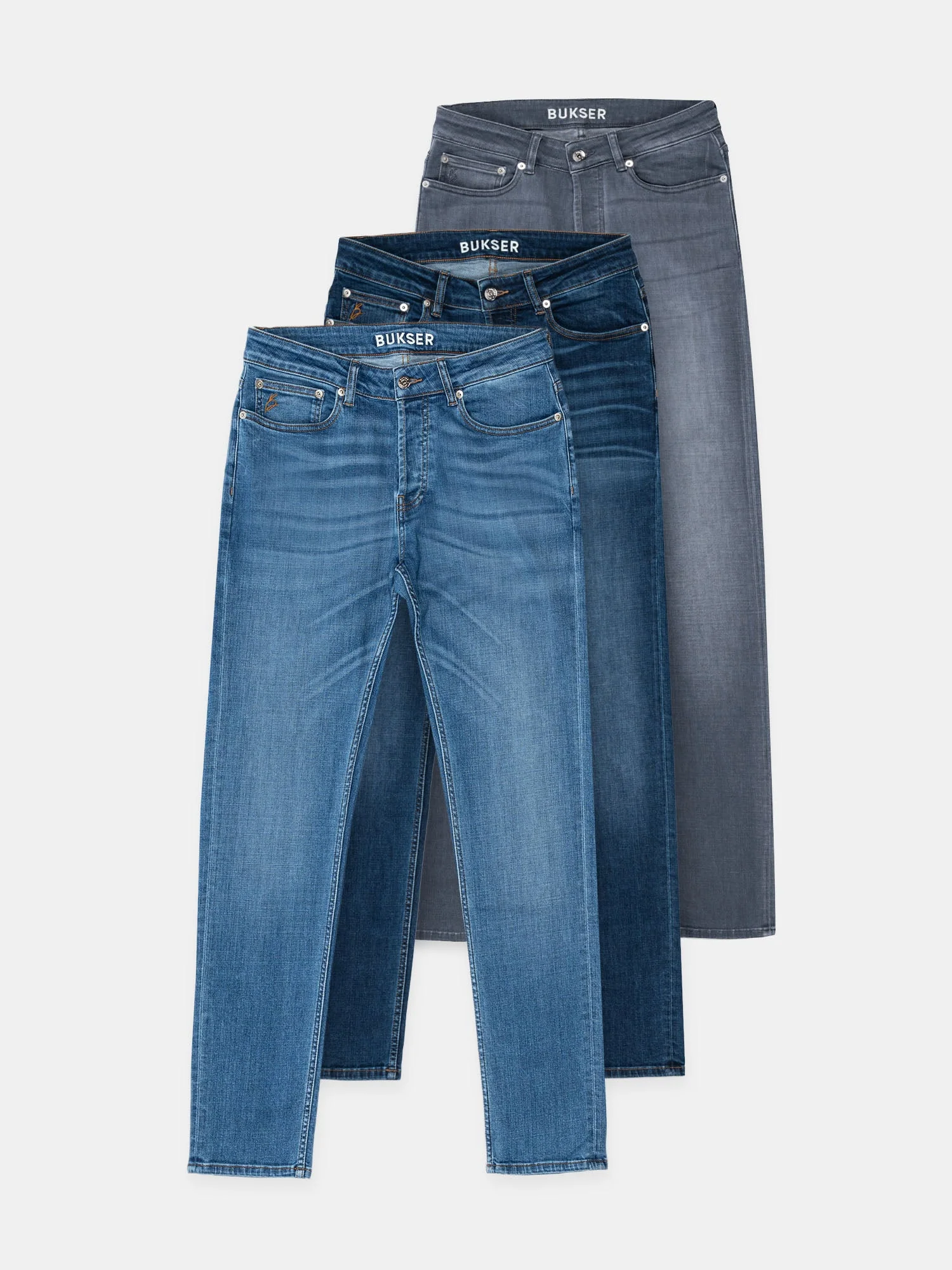 Bukser Jeans | Slim Fit | Nino Midnight Fjord + Norse Blue + Nordic Mist - 51Dnspod | Smaakvolle damp – Verzendkosten vrij vanaf 40€ Bukser Jeans | Slim Fit | Nino Midnight Fjord + Norse Blue + Nordic Mist - 51Dnspod | Smaakvolle damp – Verzendkosten vrij vanaf 40€