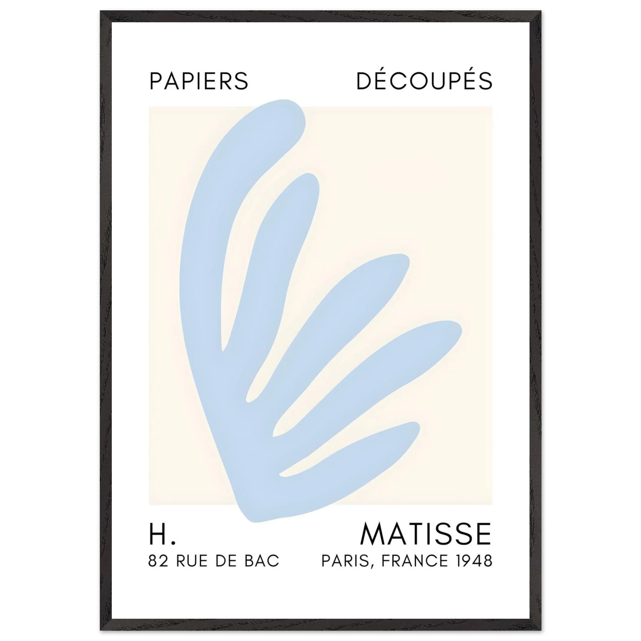 Artfulprints Poster met Lijst Matisse – Aquatic impression light blue - 70x100 cm - Blauw - 51Dnspod | Smaakvolle damp – Verzendkosten vrij vanaf 40€ Artfulprints Poster met Lijst Matisse – Aquatic impression light blue - 70x100 cm - Blauw - 51Dnspod | Smaakvolle damp – Verzendkosten vrij vanaf 40€