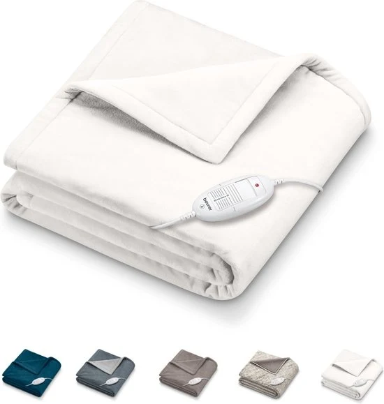 Beurer HD 75 Warmtedeken - Test: zeer goed - 180 x 130 cm - 6 Warmtestanden - Luxe elektrische bovendeken - Wit - 51Dnspod | Smaakvolle damp – Verzendkosten vrij vanaf 40€ Beurer HD 75 Warmtedeken - Test: zeer goed - 180 x 130 cm - 6 Warmtestanden - Luxe elektrische bovendeken - Wit - 51Dnspod | Smaakvolle damp – Verzendkosten vrij vanaf 40€