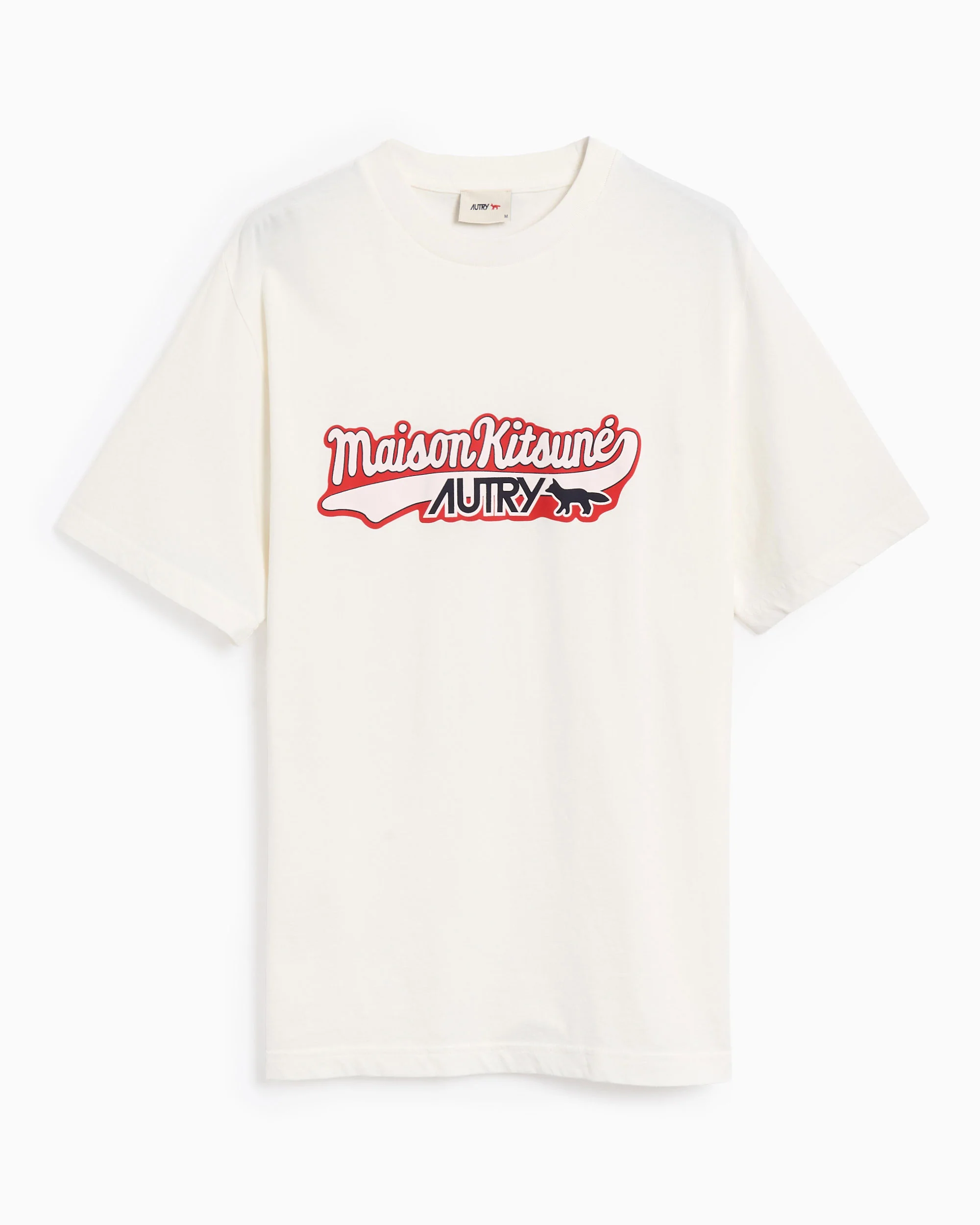 Autry x Maison Kitsuné Varsity met logo T-Shirt voor heren - 51Dnspod | Smaakvolle damp – Verzendkosten vrij vanaf 40€ Autry x Maison Kitsuné Varsity met logo T-Shirt voor heren - 51Dnspod | Smaakvolle damp – Verzendkosten vrij vanaf 40€