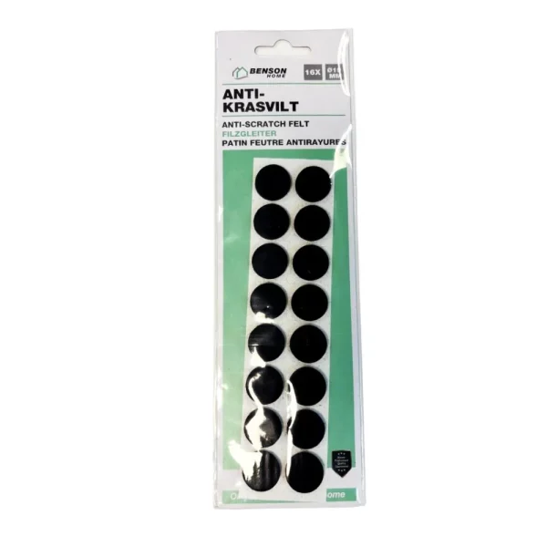 Antikrasvilt ø19 mm 16 dlg zwart - 51Dnspod | Smaakvolle damp – Verzendkosten vrij vanaf 40€