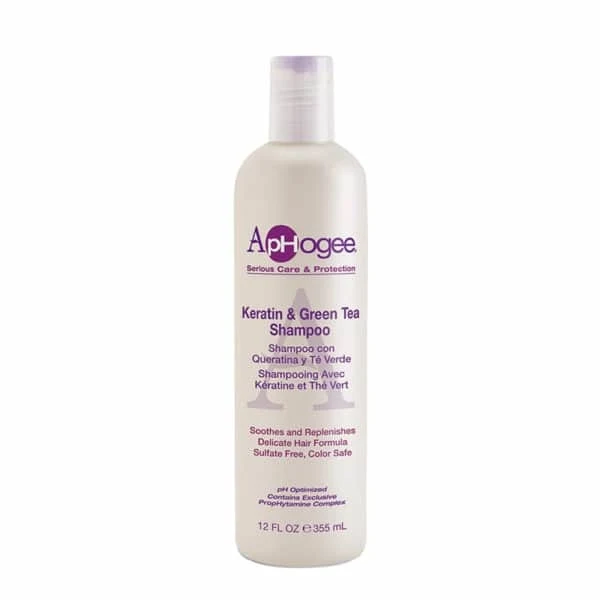 Aphogee - Kertine & Green Tea Shampoo 355ml - 51Dnspod | Smaakvolle damp – Verzendkosten vrij vanaf 40€ Aphogee - Kertine & Green Tea Shampoo 355ml - 51Dnspod | Smaakvolle damp – Verzendkosten vrij vanaf 40€