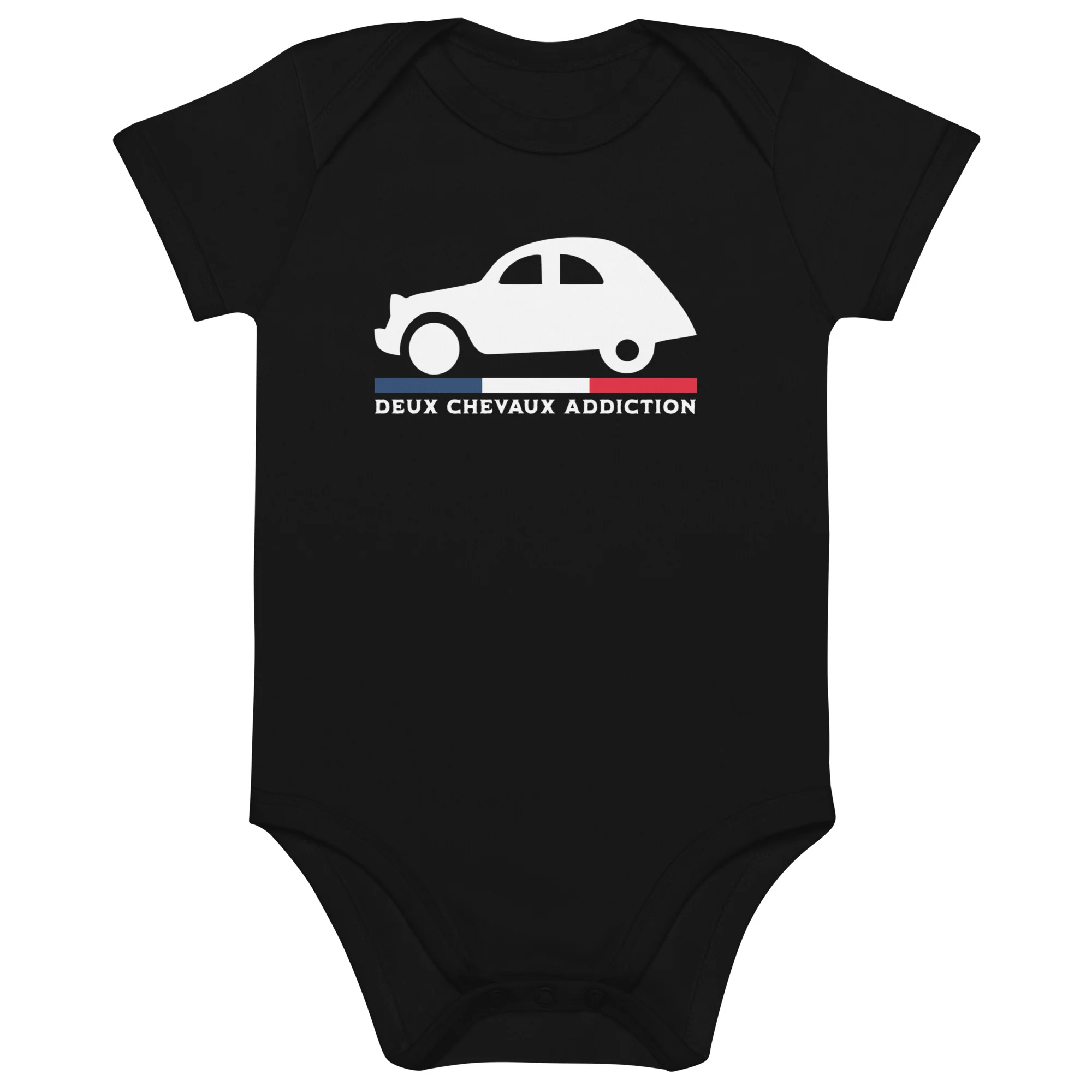 Biologische Baby Romper – Citroën 2CV “Deux Chevaux Addiction” - 51Dnspod | Smaakvolle damp – Verzendkosten vrij vanaf 40€ Biologische Baby Romper – Citroën 2CV “Deux Chevaux Addiction” - 51Dnspod | Smaakvolle damp – Verzendkosten vrij vanaf 40€