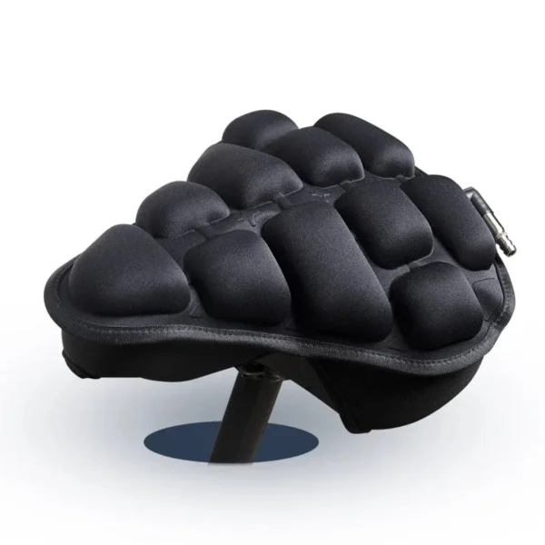 AirSeat | Comfortabel Schokdempend Fietszadel | Perfecte Luchtcirculatie | Instelbare Luchtdruk | Anti-slip Siliconen Basis | Droog en Zacht Zitten | Ideaal voor Lange Fietstochten | Verkrijg