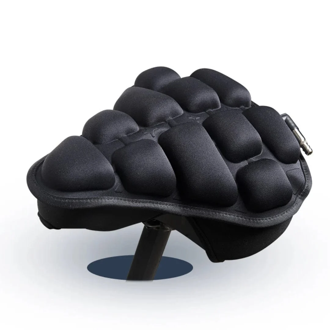 AirSeat | Comfortabel Schokdempend Fietszadel | Perfecte Luchtcirculatie | Instelbare Luchtdruk | Anti-slip Siliconen Basis | Droog en Zacht Zitten | Ideaal voor Lange Fietstochten | Verkrijg AirSeat | Comfortabel Schokdempend Fietszadel | Perfecte Luchtcirculatie | Instelbare Luchtdruk | Anti-slip Siliconen Basis | Droog en Zacht Zitten | Ideaal voor Lange Fietstochten | Verkrijg