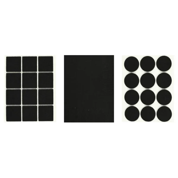 Antikrasvilt set 25 dlg zwart - 51Dnspod | Smaakvolle damp – Verzendkosten vrij vanaf 40€