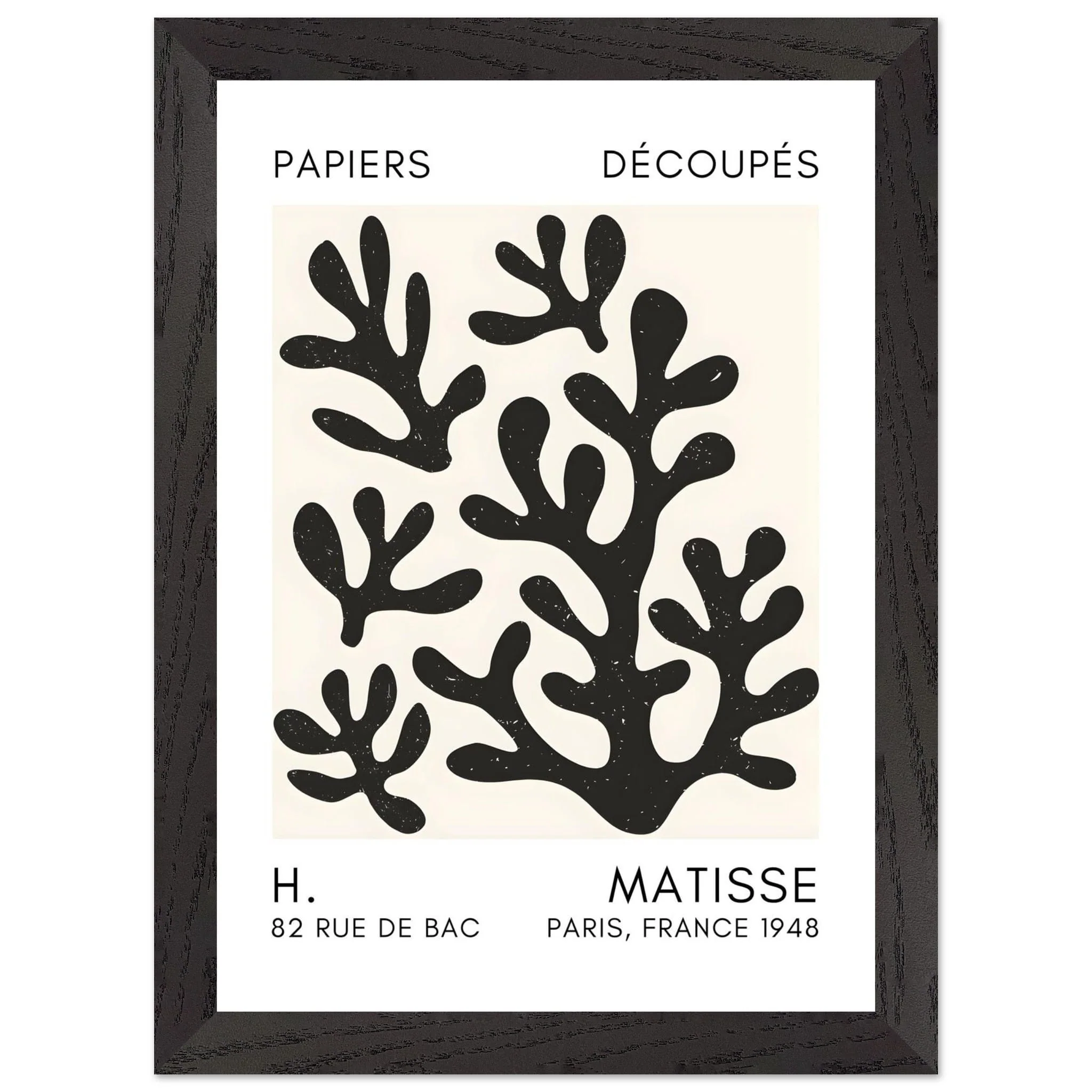 Artfulprints Poster met Lijst Matisse – Coral shadows black - A4 21x29.7 cm - Zwart - 51Dnspod | Smaakvolle damp – Verzendkosten vrij vanaf 40€ Artfulprints Poster met Lijst Matisse – Coral shadows black - A4 21x29.7 cm - Zwart - 51Dnspod | Smaakvolle damp – Verzendkosten vrij vanaf 40€
