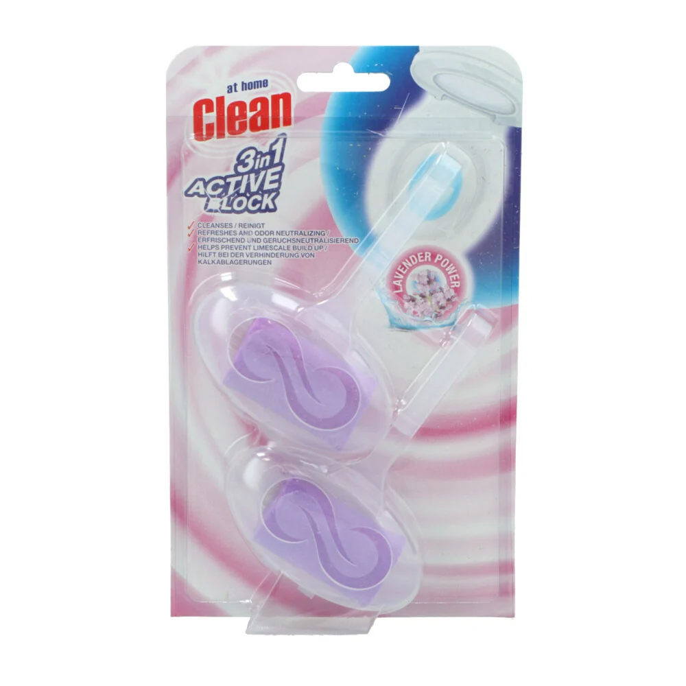At Home 3 In 1 Active Block Lavender Power - Toiletblok 2x40g - 51Dnspod | Smaakvolle damp – Verzendkosten vrij vanaf 40€ At Home 3 In 1 Active Block Lavender Power - Toiletblok 2x40g - 51Dnspod | Smaakvolle damp – Verzendkosten vrij vanaf 40€