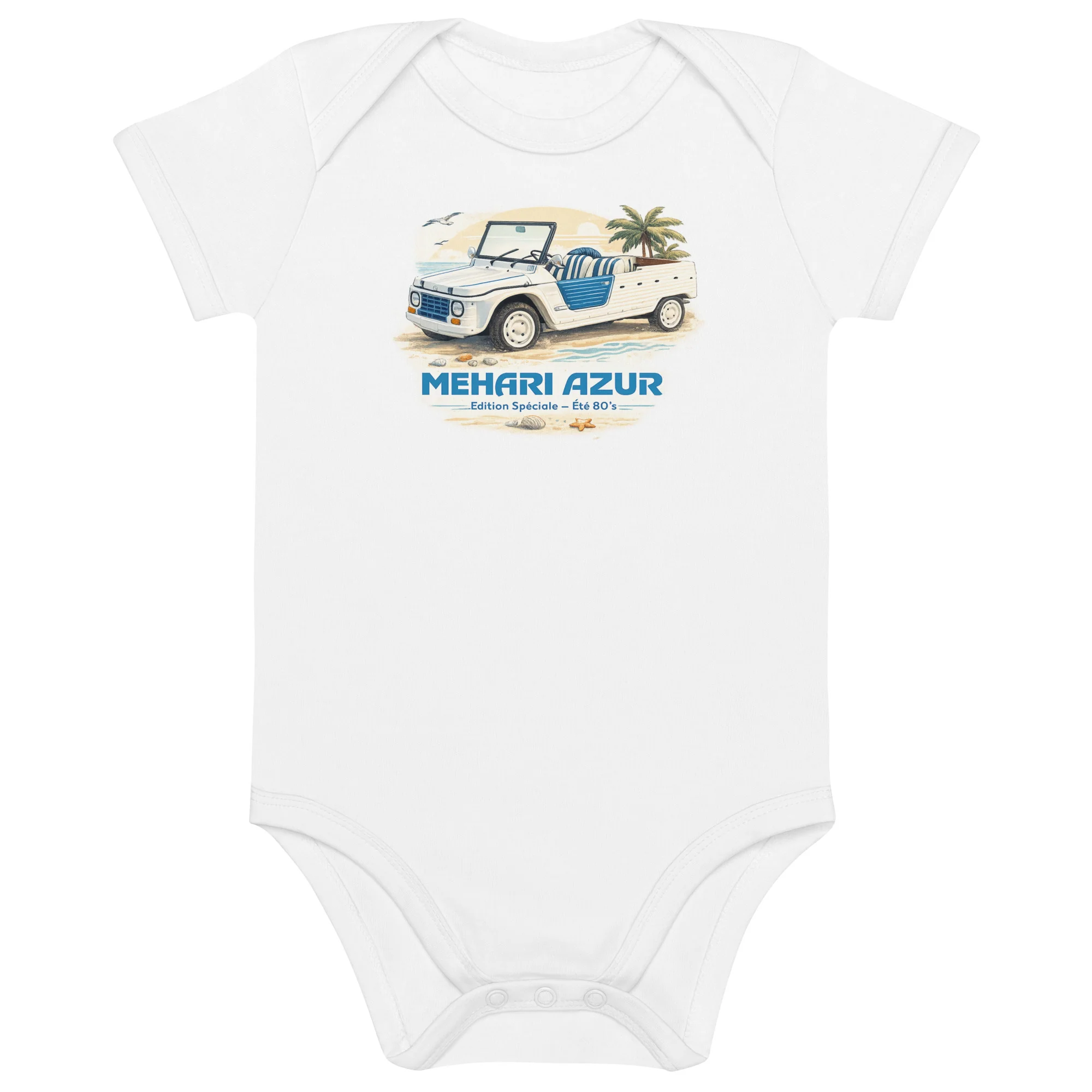 Baby Bodysuit Citroën Méhari Azur – Strand & Retro Illustratie | Specials Collectie - 51Dnspod | Smaakvolle damp – Verzendkosten vrij vanaf 40€ Baby Bodysuit Citroën Méhari Azur – Strand & Retro Illustratie | Specials Collectie - 51Dnspod | Smaakvolle damp – Verzendkosten vrij vanaf 40€