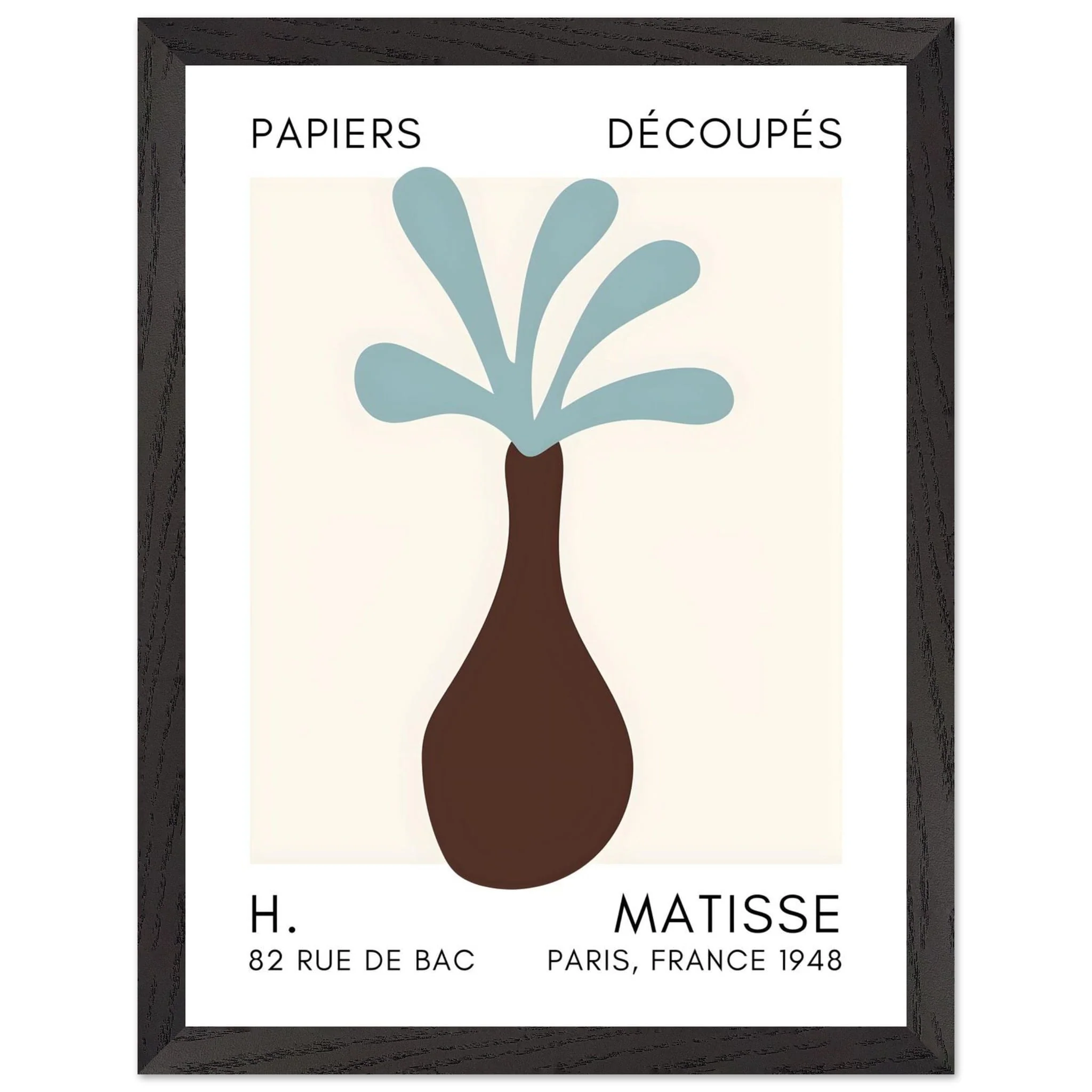 Artfulprints Poster met Lijst Matisse - Ocean flower turquoise - 30x40 cm - Turquoise - 51Dnspod | Smaakvolle damp – Verzendkosten vrij vanaf 40€ Artfulprints Poster met Lijst Matisse - Ocean flower turquoise - 30x40 cm - Turquoise - 51Dnspod | Smaakvolle damp – Verzendkosten vrij vanaf 40€