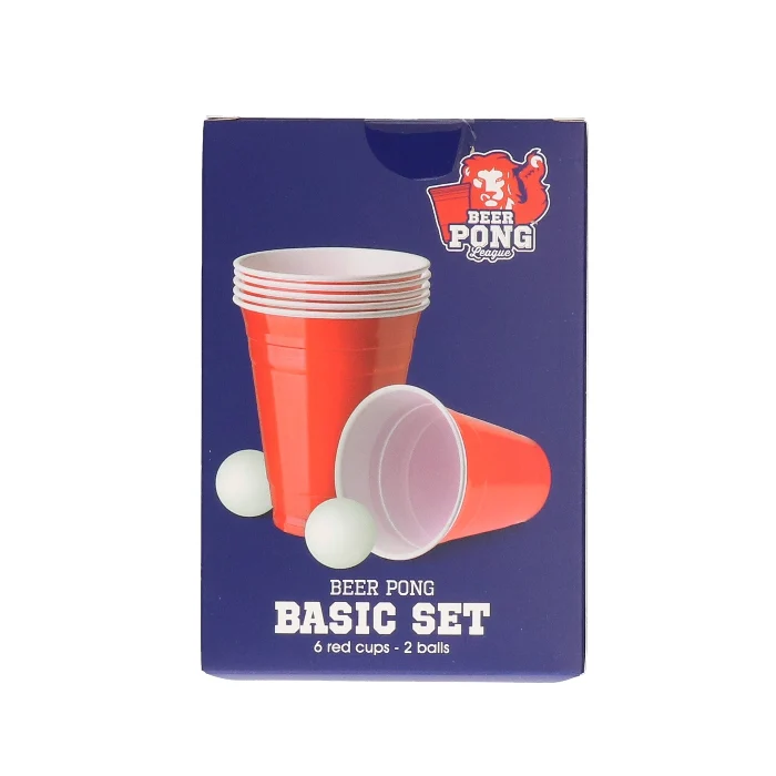 Beer Pong set - 6 bekers - rood - 2 ballen - 51Dnspod | Smaakvolle damp – Verzendkosten vrij vanaf 40€ Beer Pong set - 6 bekers - rood - 2 ballen - 51Dnspod | Smaakvolle damp – Verzendkosten vrij vanaf 40€