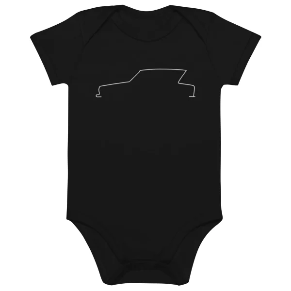 Biologische Baby Bodysuit – Silhouette Collectie – Citroën Ami6 Lijnkunst - 51Dnspod | Smaakvolle damp – Verzendkosten vrij vanaf 40€