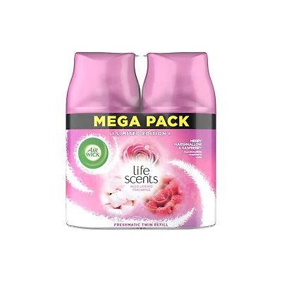 Airwick Refill 250Ml Twin Pack Marshmallow & Raspberry - 51Dnspod | Smaakvolle damp – Verzendkosten vrij vanaf 40€ Airwick Refill 250Ml Twin Pack Marshmallow & Raspberry - 51Dnspod | Smaakvolle damp – Verzendkosten vrij vanaf 40€