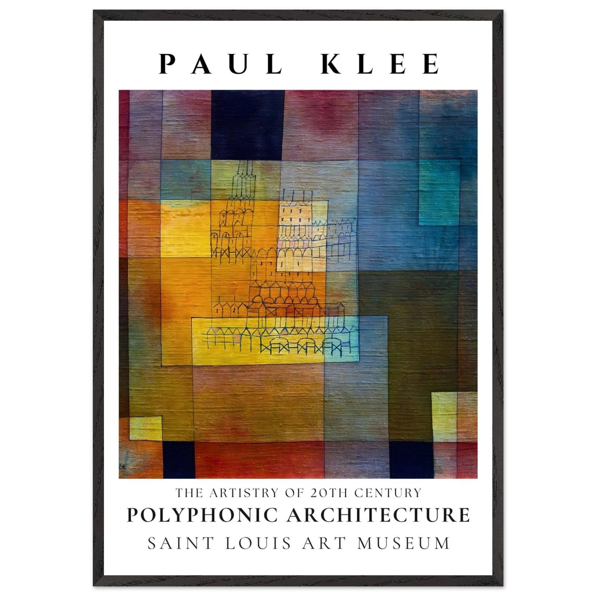 Artfulprints Poster met Lijst Paul Klee - Polyphonic architecture - 70x100 cm - Meerkleurig - 51Dnspod | Smaakvolle damp – Verzendkosten vrij vanaf 40€ Artfulprints Poster met Lijst Paul Klee - Polyphonic architecture - 70x100 cm - Meerkleurig - 51Dnspod | Smaakvolle damp – Verzendkosten vrij vanaf 40€