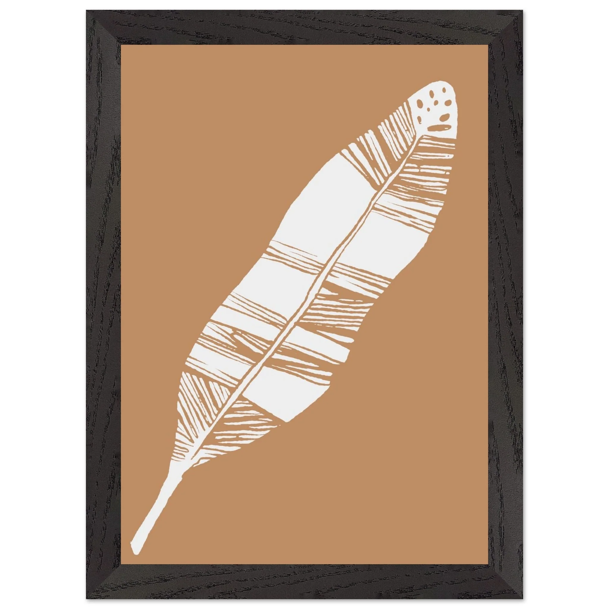 Artfulprints Poster met Lijst Boho – Desert feather - A4 21x29.7 cm - Bruin - 51Dnspod | Smaakvolle damp – Verzendkosten vrij vanaf 40€ Artfulprints Poster met Lijst Boho – Desert feather - A4 21x29.7 cm - Bruin - 51Dnspod | Smaakvolle damp – Verzendkosten vrij vanaf 40€