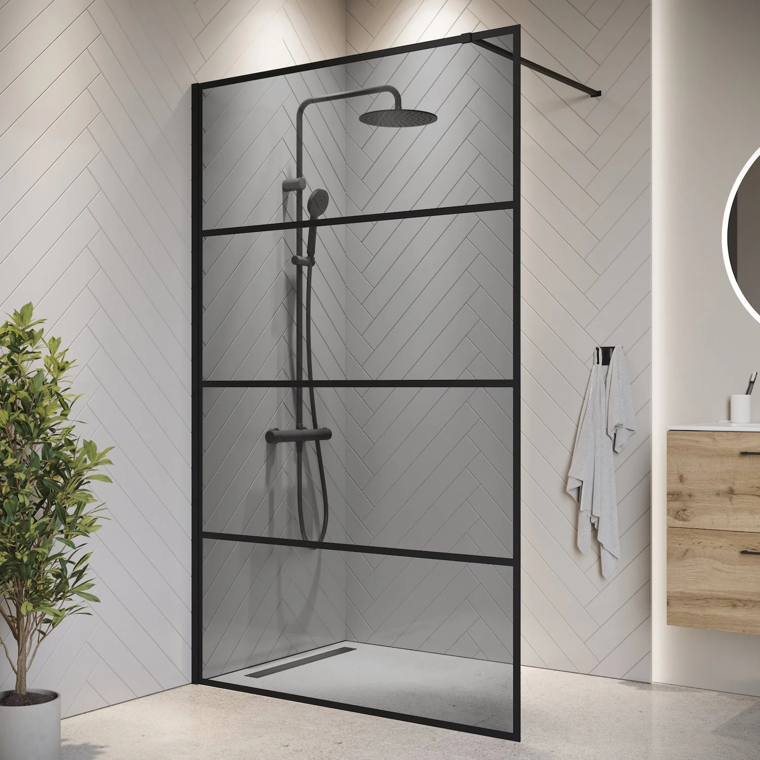Badplaats Douchewand Essos 120 x 200 cm – Zwart – Inloopdouche 8 mm Rookglas - 51Dnspod | Smaakvolle damp – Verzendkosten vrij vanaf 40€ Badplaats Douchewand Essos 120 x 200 cm – Zwart – Inloopdouche 8 mm Rookglas - 51Dnspod | Smaakvolle damp – Verzendkosten vrij vanaf 40€