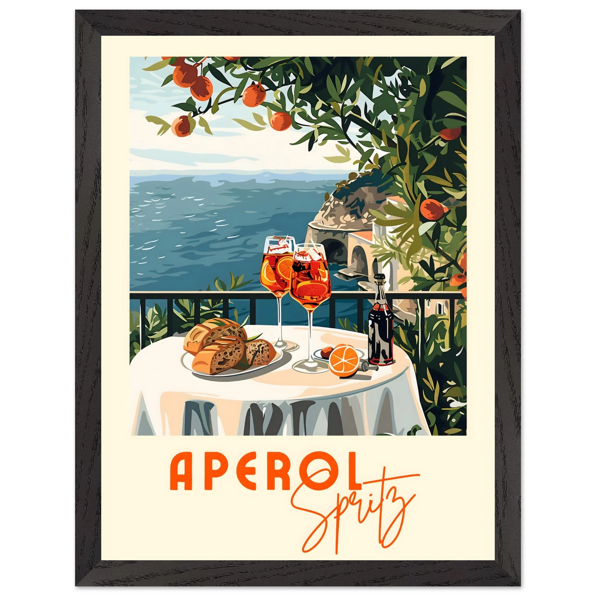 Artfulprints Poster met Lijst Aperol Spritz - Cocktail with a view - 30x40 cm - Meerkleurig - 51Dnspod | Smaakvolle damp – Verzendkosten vrij vanaf 40€ Artfulprints Poster met Lijst Aperol Spritz - Cocktail with a view - 30x40 cm - Meerkleurig - 51Dnspod | Smaakvolle damp – Verzendkosten vrij vanaf 40€