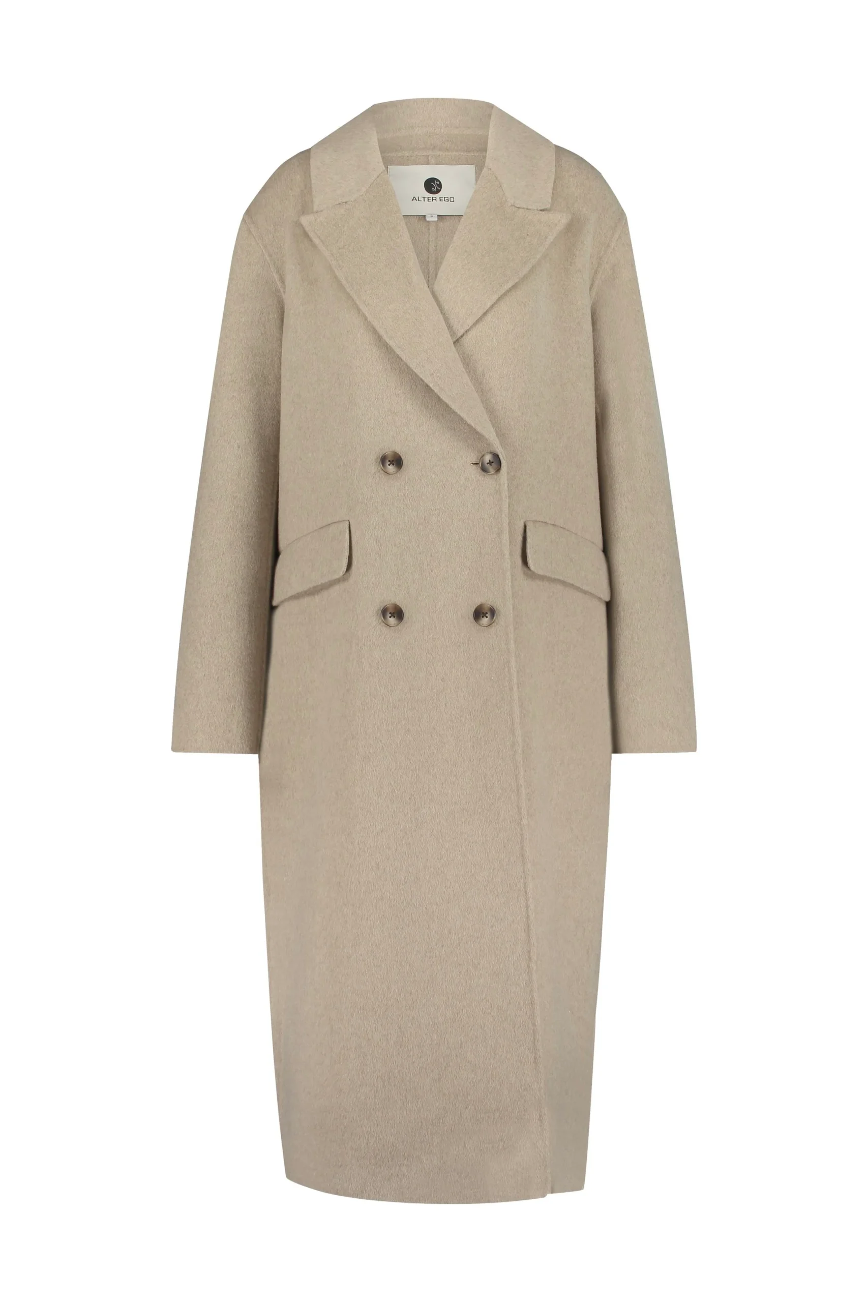 Alter Ego Dena Coat Dark Beige - 51Dnspod | Smaakvolle damp – Verzendkosten vrij vanaf 40€ Alter Ego Dena Coat Dark Beige - 51Dnspod | Smaakvolle damp – Verzendkosten vrij vanaf 40€