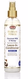 African Pride Moisture Miracle Coconut Milk&Honey Leave In Conditioner 237 Ml - 51Dnspod | Smaakvolle damp – Verzendkosten vrij vanaf 40€