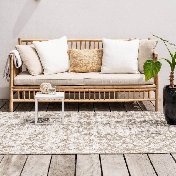 Buiten vloerkleed Frost - Bruin/Wit - dubbelzijdig - EVA Interior - 51Dnspod | Smaakvolle damp – Verzendkosten vrij vanaf 40€