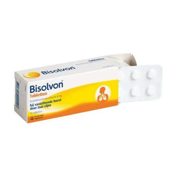 Bisolvon Tabletten 8mg - 50 Tabletten - 51Dnspod | Smaakvolle damp – Verzendkosten vrij vanaf 40€