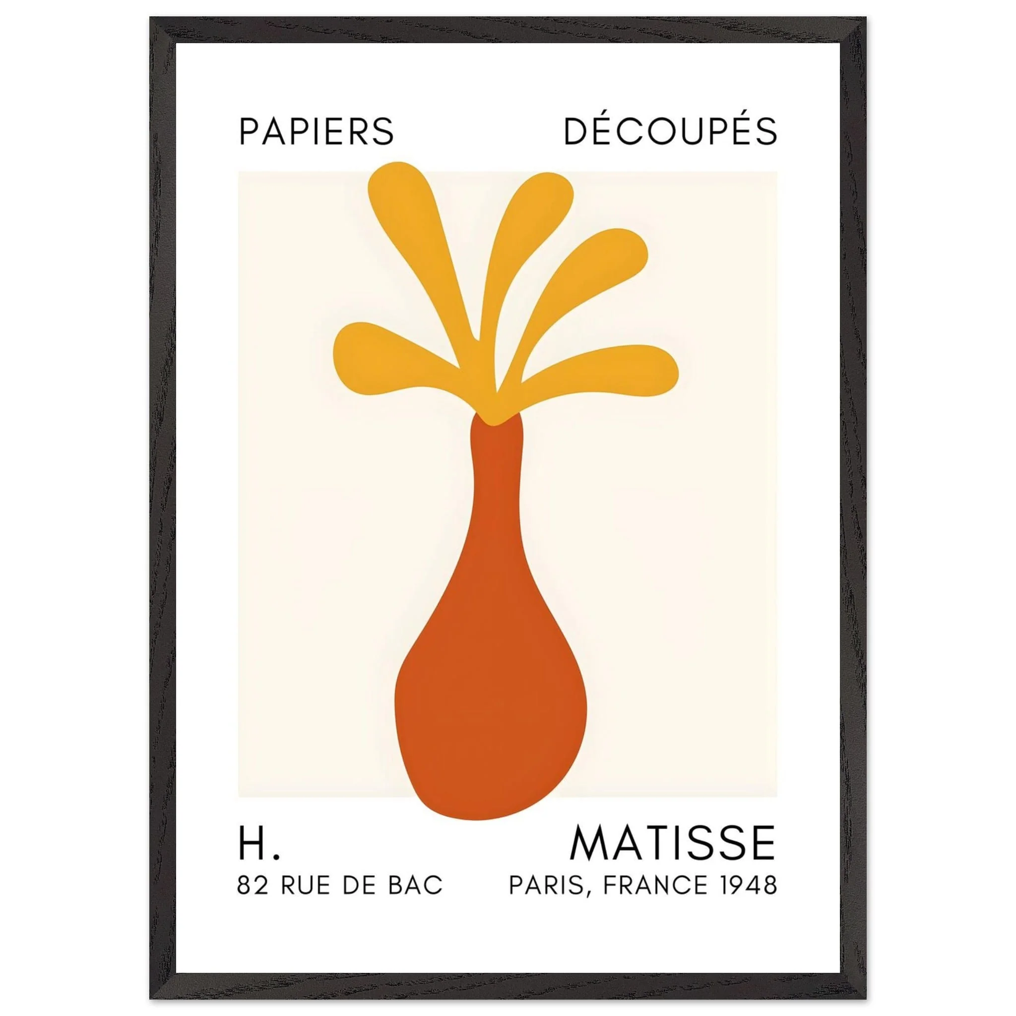 Artfulprints Poster met Lijst Matisse - Ocean flower yellow - 50x70 cm - Geel - 51Dnspod | Smaakvolle damp – Verzendkosten vrij vanaf 40€ Artfulprints Poster met Lijst Matisse - Ocean flower yellow - 50x70 cm - Geel - 51Dnspod | Smaakvolle damp – Verzendkosten vrij vanaf 40€