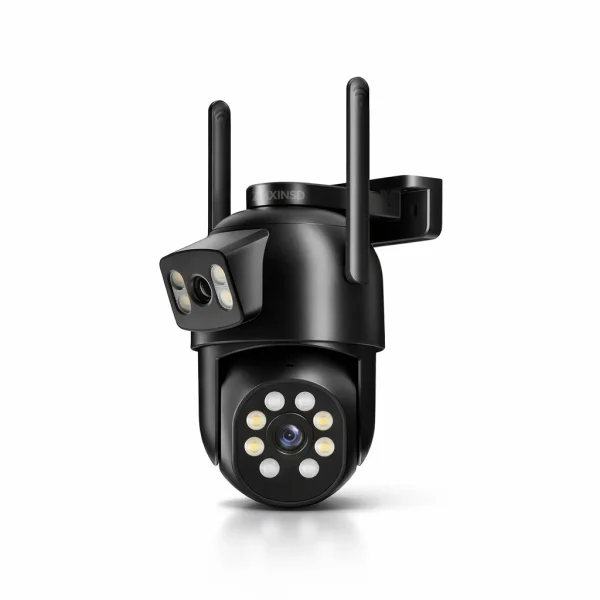 Beveiligingscamera Outdoor | 360° zicht & AI | wifi camera buiten - 51Dnspod | Smaakvolle damp – Verzendkosten vrij vanaf 40€
