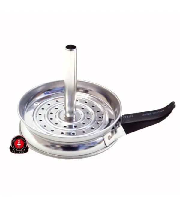 AMY Deluxe Hot Pan – Shisha Hittebeheer Opzetstuk – Alternatief voor Haardtop – Geschikt voor Steenkop, Siliconen & Glazen Tabakskoppen (6–7 cm) - 51Dnspod | Smaakvolle damp – Verzendkost
