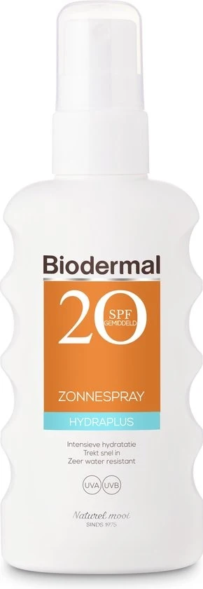 Biodermal Sun - Hydraplus - Zonnespray - SPF 20 - 175 ml - Dopje ontbreekt - 51Dnspod | Smaakvolle damp – Verzendkosten vrij vanaf 40€ Biodermal Sun - Hydraplus - Zonnespray - SPF 20 - 175 ml - Dopje ontbreekt - 51Dnspod | Smaakvolle damp – Verzendkosten vrij vanaf 40€
