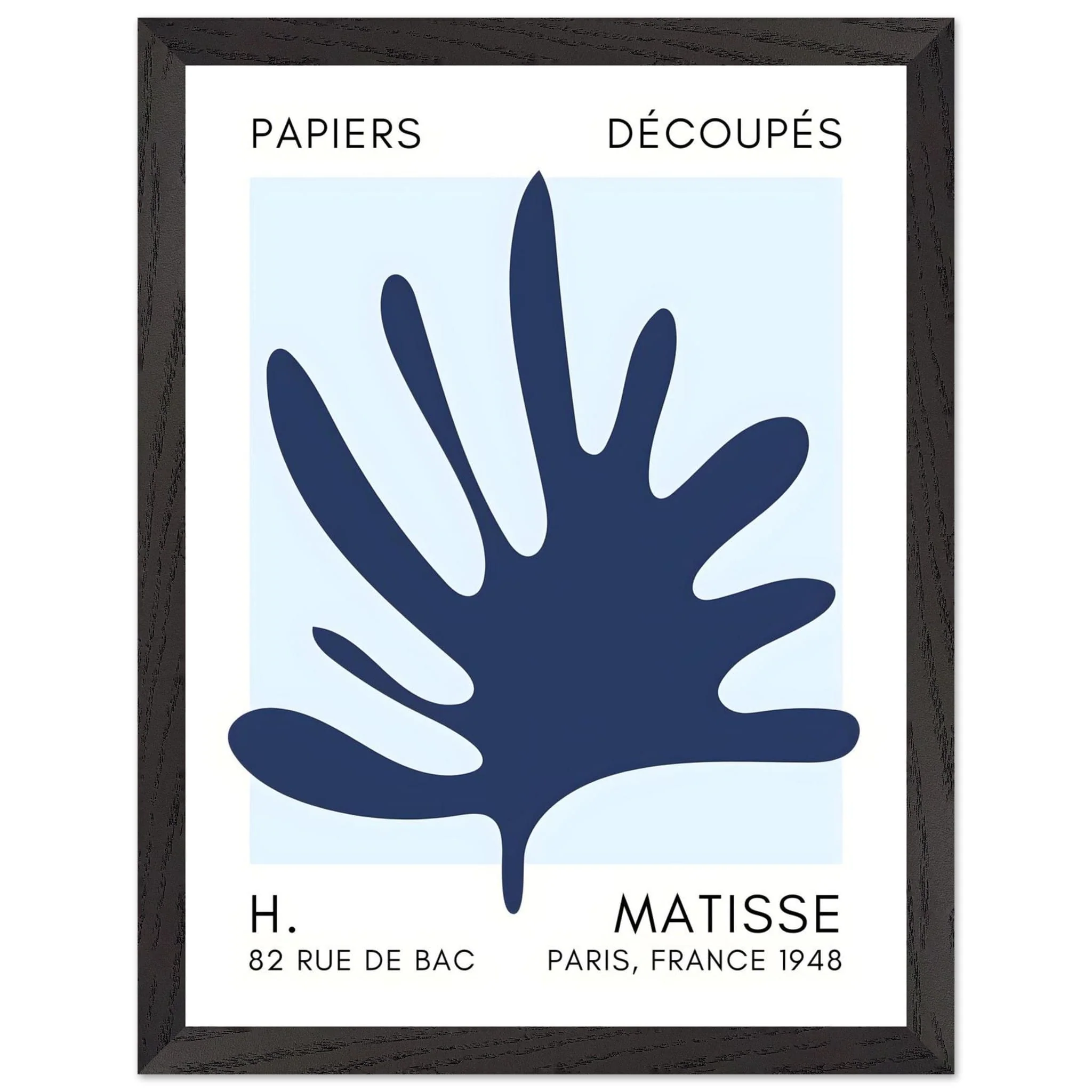 Artfulprints Poster met Lijst Matisse – Coral drift navy blue I - 30x40 cm - Blauw - 51Dnspod | Smaakvolle damp – Verzendkosten vrij vanaf 40€ Artfulprints Poster met Lijst Matisse – Coral drift navy blue I - 30x40 cm - Blauw - 51Dnspod | Smaakvolle damp – Verzendkosten vrij vanaf 40€