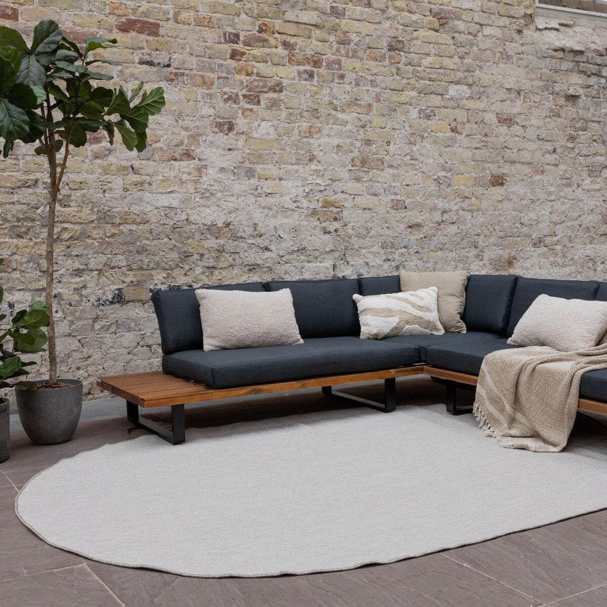 Buitenkleed Ovaal Mono - Grijs/Wit - Dubbelzijdig - EVA Interior - 51Dnspod | Smaakvolle damp – Verzendkosten vrij vanaf 40€ Buitenkleed Ovaal Mono - Grijs/Wit - Dubbelzijdig - EVA Interior - 51Dnspod | Smaakvolle damp – Verzendkosten vrij vanaf 40€