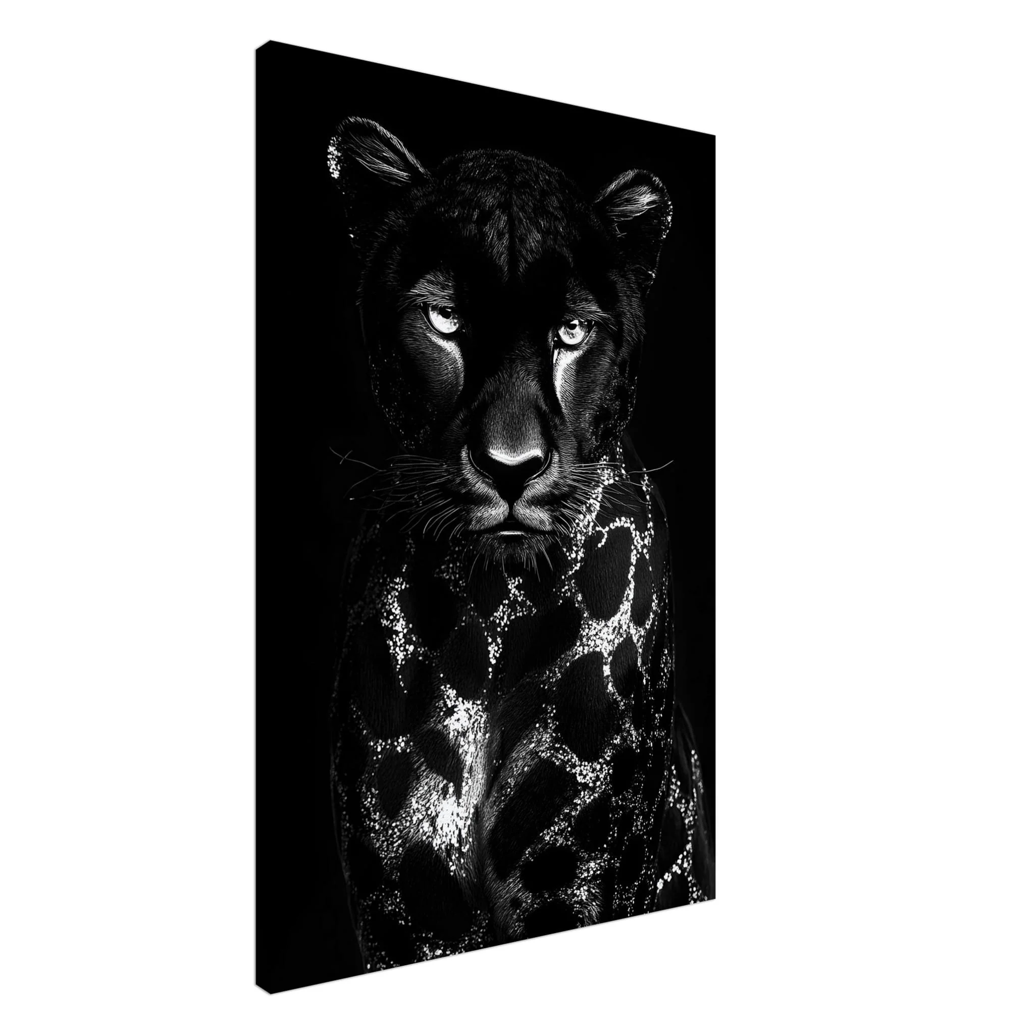 Artfulprints Canvas Panther portrait canvas - 60x90 cm - Zwart / Wit - 51Dnspod | Smaakvolle damp – Verzendkosten vrij vanaf 40€ Artfulprints Canvas Panther portrait canvas - 60x90 cm - Zwart / Wit - 51Dnspod | Smaakvolle damp – Verzendkosten vrij vanaf 40€