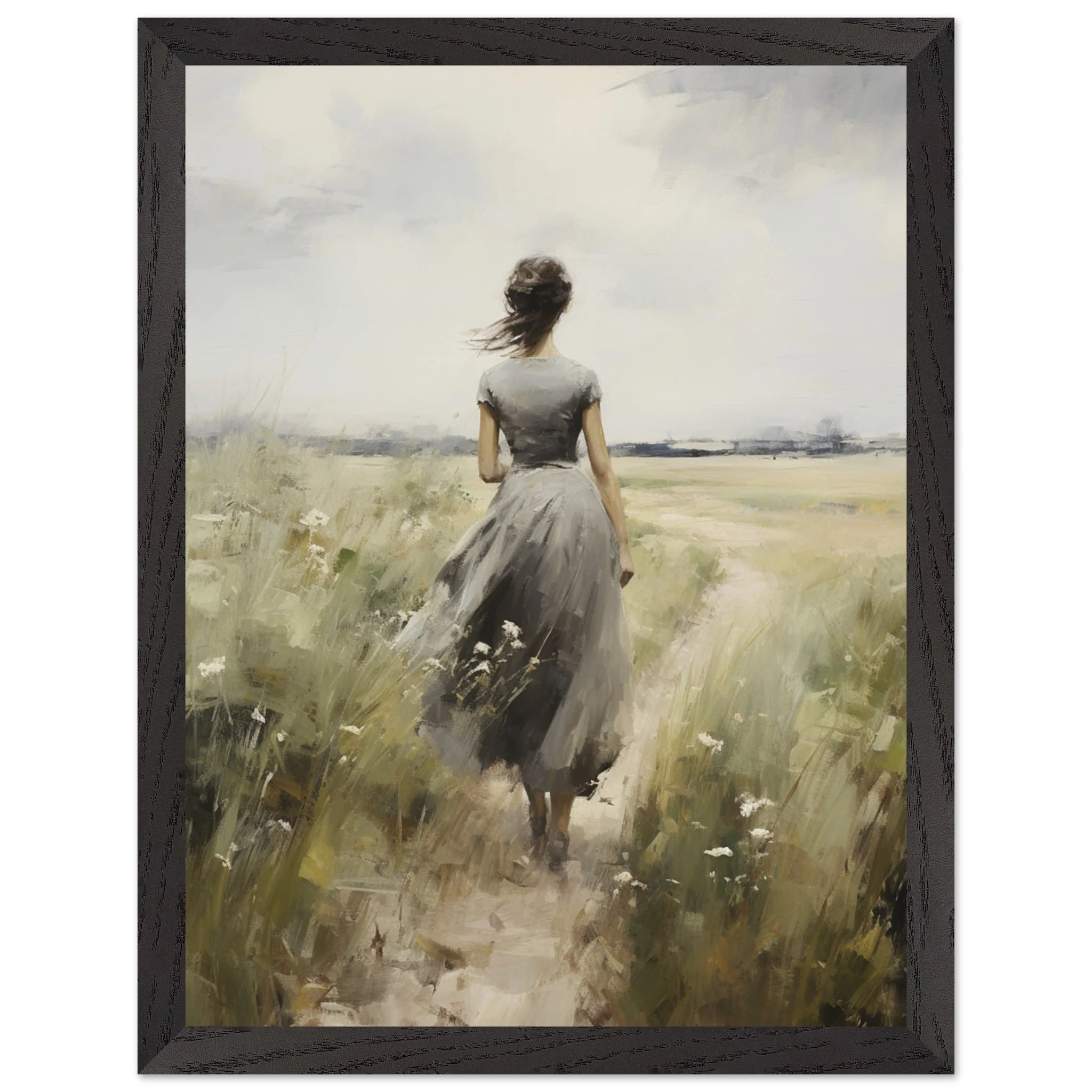 Artfulprints Poster met Lijst Woman in flowerfield - 30x40 cm - Groen - 51Dnspod | Smaakvolle damp – Verzendkosten vrij vanaf 40€ Artfulprints Poster met Lijst Woman in flowerfield - 30x40 cm - Groen - 51Dnspod | Smaakvolle damp – Verzendkosten vrij vanaf 40€