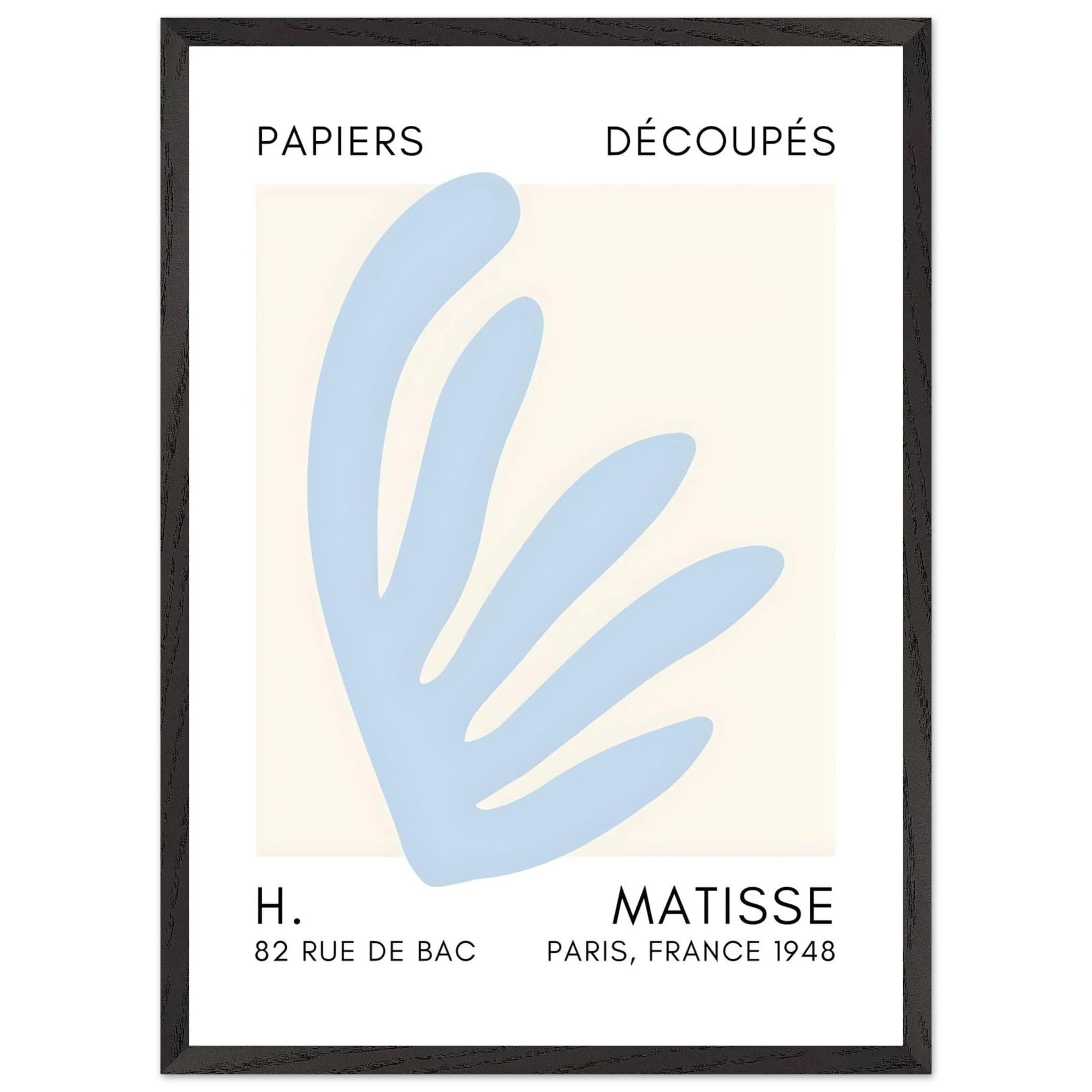 Artfulprints Poster met Lijst Matisse – Aquatic impression light blue - 50x70 cm - Blauw - 51Dnspod | Smaakvolle damp – Verzendkosten vrij vanaf 40€ Artfulprints Poster met Lijst Matisse – Aquatic impression light blue - 50x70 cm - Blauw - 51Dnspod | Smaakvolle damp – Verzendkosten vrij vanaf 40€