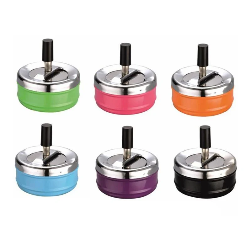 Asbak met draaibaar deksel diverse kleuren ø9,5x9,5cm - 51Dnspod | Smaakvolle damp – Verzendkosten vrij vanaf 40€ Asbak met draaibaar deksel diverse kleuren ø9,5x9,5cm - 51Dnspod | Smaakvolle damp – Verzendkosten vrij vanaf 40€