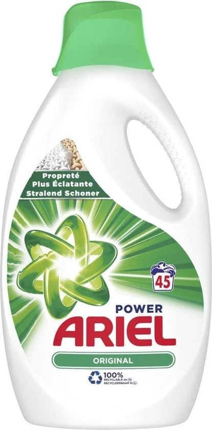 Ariel Vloeibaar Wasmiddel Original 2475ml - 51Dnspod | Smaakvolle damp – Verzendkosten vrij vanaf 40€ Ariel Vloeibaar Wasmiddel Original 2475ml - 51Dnspod | Smaakvolle damp – Verzendkosten vrij vanaf 40€