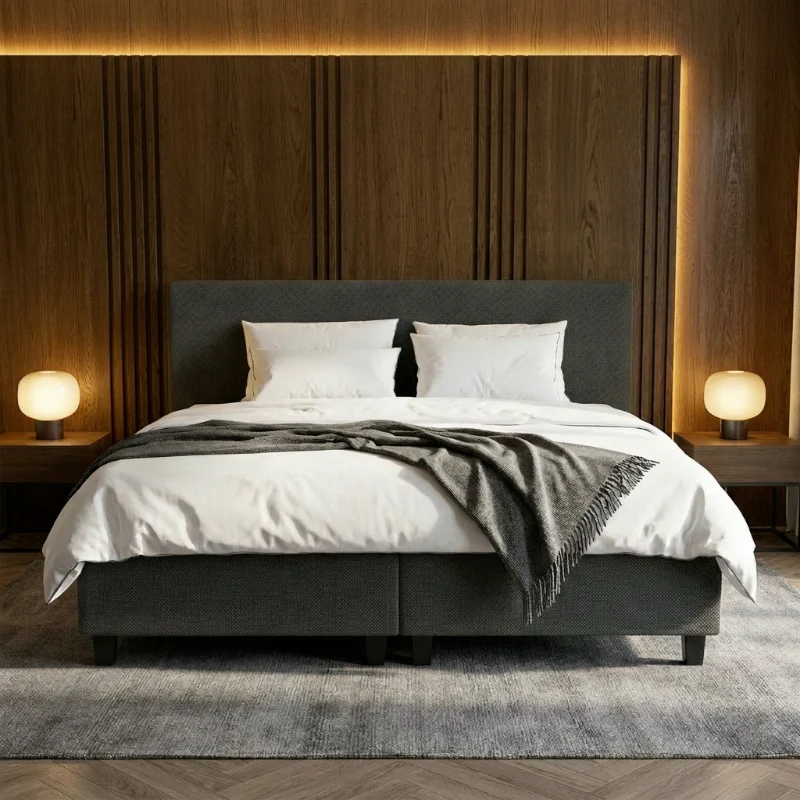 Boxspring Hotel Suite - Antraciet - 51Dnspod | Smaakvolle damp – Verzendkosten vrij vanaf 40€ Boxspring Hotel Suite - Antraciet - 51Dnspod | Smaakvolle damp – Verzendkosten vrij vanaf 40€