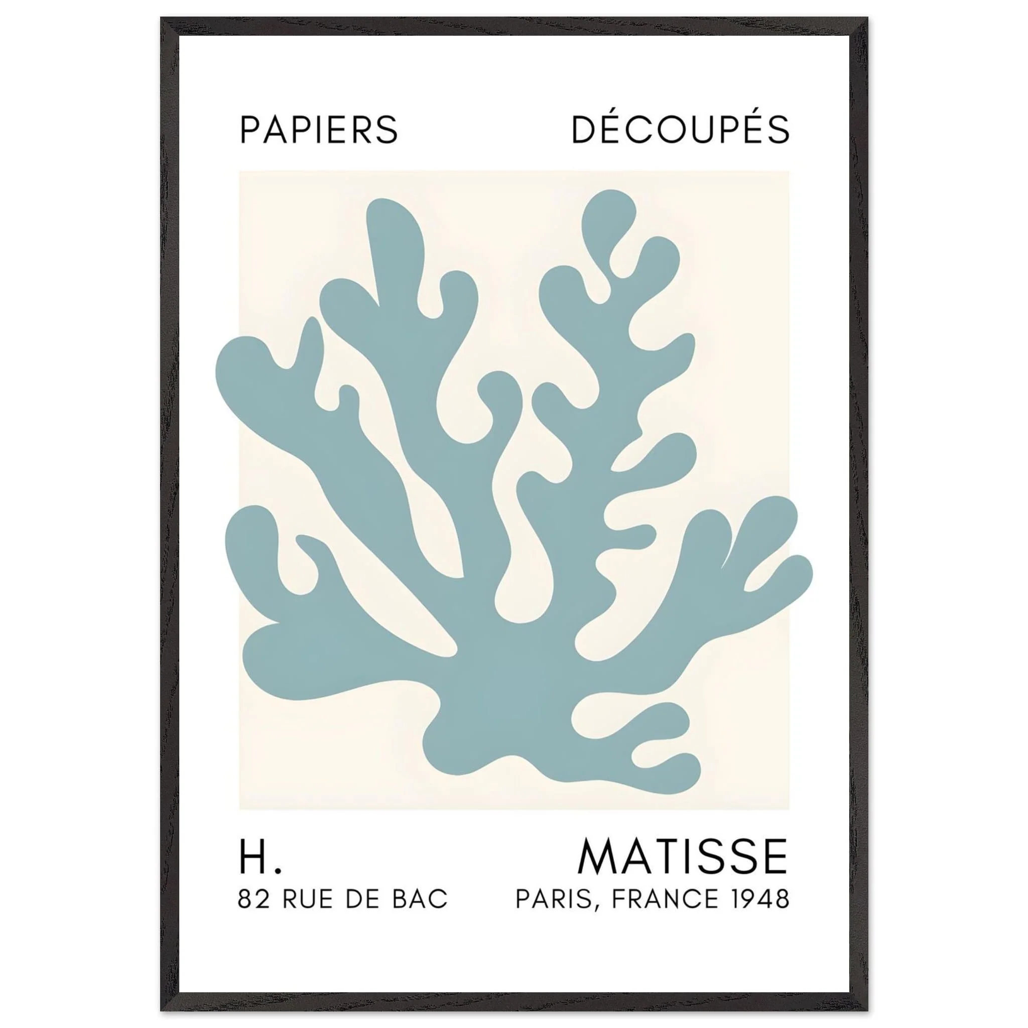Artfulprints Poster met Lijst Matisse – Saltflower shapes turquoise - 70x100 cm - Turquoise - 51Dnspod | Smaakvolle damp – Verzendkosten vrij vanaf 40€ Artfulprints Poster met Lijst Matisse – Saltflower shapes turquoise - 70x100 cm - Turquoise - 51Dnspod | Smaakvolle damp – Verzendkosten vrij vanaf 40€