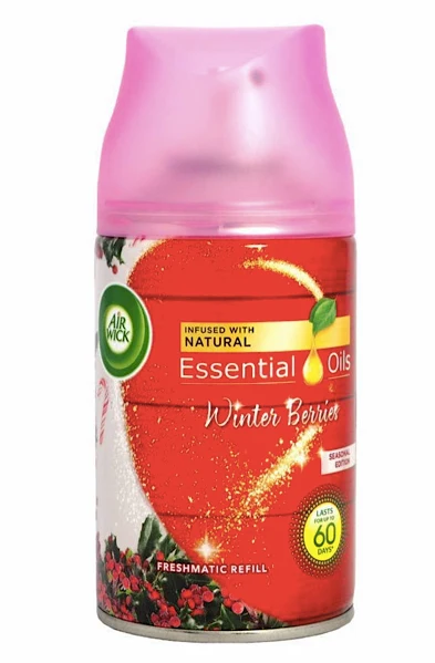 Airwick Freshmatic Navul Winter Berries Essencial Oils 250 Ml - 51Dnspod | Smaakvolle damp – Verzendkosten vrij vanaf 40€ Airwick Freshmatic Navul Winter Berries Essencial Oils 250 Ml - 51Dnspod | Smaakvolle damp – Verzendkosten vrij vanaf 40€