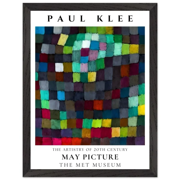 Artfulprints Poster met Lijst Paul Klee - May picture - 30x40 cm - Meerkleurig - 51Dnspod | Smaakvolle damp – Verzendkosten vrij vanaf 40€